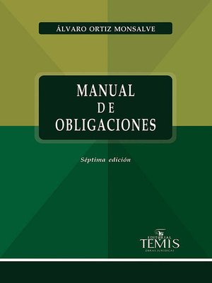 cover image of Manual de obligaciones